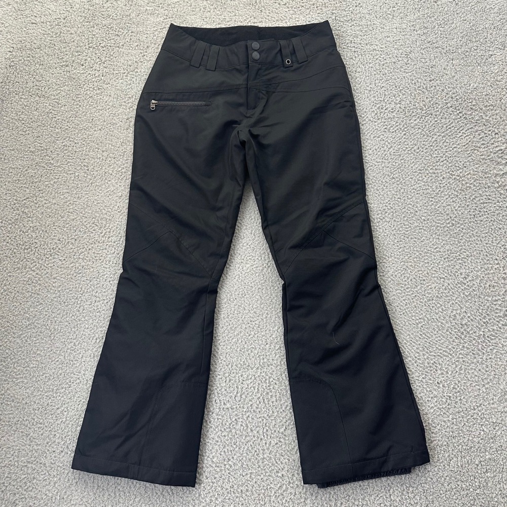 Obermeyer Malta Black Insulated Ski Pants Womens 4 Thermore 15007 Winter Snow